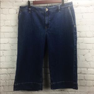 Nine West Capri Size 10 Pants Denim